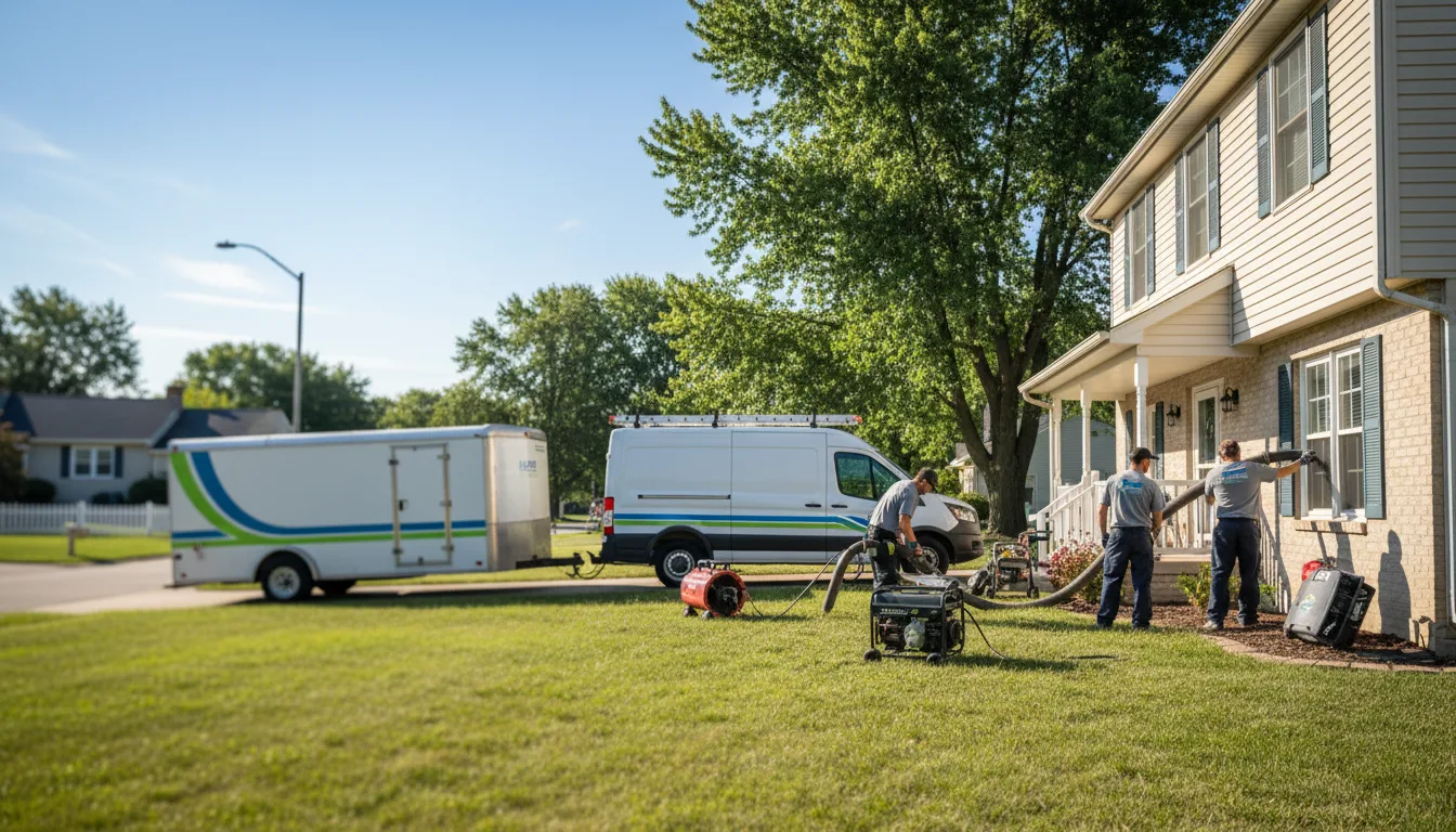 Flooded Basement Restoration And Cleanup With Repair in Almena, WI near me